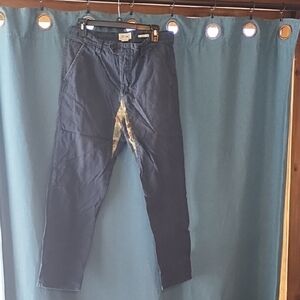 Men's Blue Pants With Camo Print
